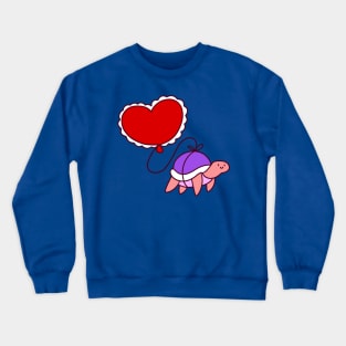 Heart Balloon Turtle Crewneck Sweatshirt